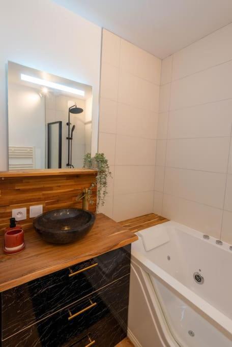 Balneo & Sauna, Sejour Detente Aux Teinturiers - Metro Charpennes - Garage Βιλερμπάν Εξωτερικό φωτογραφία